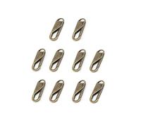 Zipper Pulls 100pcs Instant Zipper Repair Bag Replacement Bad Buckle Travel Bag Suitcase Zipper Head DIY Sewing Craft(Copper,Plastic)