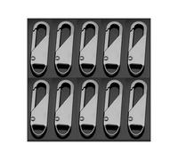 Zipper Pulls 100PCS Universal Instant Fix Zipper Repair Kit Replacement Zip Slider Teeth for DIY Sewing(Oval Gray)