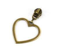 Zipper Pulls 30Pcs 5# Bronze Zipper Sliders for Nylon Zippers | Zip Head Puller Bag Clothes Luggage Repair Kit DIY Sewing Accessories(ZT916-Bronze)