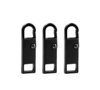 Zipper Pulls 40Pcs Universal Metal Zipper Pull Tap Replacement Instant Repair(Black (40pcs))