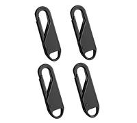Zipper Pulls, 4PCS Black