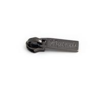 Zipper Pulls 5# Zipper Slider for Nylon Bag Purse Zip | Puller Head DIY Garment Sewing Accessories(Grey Black,50 Pieces)