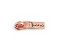 Zipper Pulls 5# Zipper Slider for Nylon Bag Purse Zip | Puller Head DIY Garment Sewing Accessories(Rose Gold,30 Pieces)