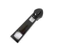 Zipper Pulls 50Pcs 5# Nylon Zipper Slider for Sewing Plastic Zippers Pull Coil,Zip Tape Head(Black,Size2)