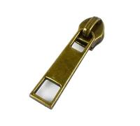 Zipper Pulls 50Pcs 5# Nylon Zipper Slider Puller Bag Pockets Zippers Closures Zip Pull Lock(4-Bronze)