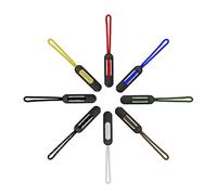 Zipper Pulls 50PCS Zipper Pull Puller End Fit Rope Tag Fixer Zip Cord Travel Bag Suitcase Backpack Anti-Loss Puller Tab Replacement Clip(C07)