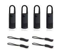 Zipper Pulls, 8PCS Black