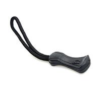 Zipper Pulls Zip Extension Zipper Tag for Clothes Backpacks Traveling Case Handbag Purse Zipper Replacement Tag Tents (Black A2052, 1 Piece)