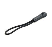 Zipper Pulls Zip Extension Zipper Tag for Clothes Backpacks Traveling Case Handbag Purse Zipper Replacement Tag Tents (Black A2189, 1 Piece)