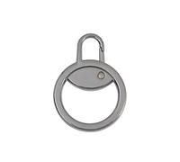 Zipper Pulls,Zip Replacement Puller,5/10Pcs Metal Zipper Pull Replacement Detachable Zipper Slider Pull Tab Repair Kit for Clothing Jacket DIY Craft Sewing Zip Head-White-G02,1 (Color : Gun Black C04