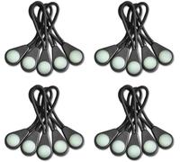 Zipper pulls, Zipper Pull, 10/20/30pcs Puller Ideal Kit Glow in The Dark End Fixer Zip Cord Tab(20pcs)