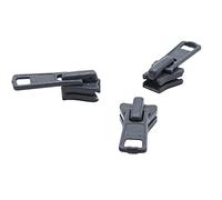 Zipper Repair Kit - #3 YKK Vislon Sliders - Color: Medium Grey #578-3 Sliders Per Pack - Made in The United States