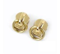 Zipper Slider 10/30/50Pcs 3# 5# Zipper Sliders for Metal Zips O Ring Zip Puller Head Bag Purse Cloth Garment Repair Kit DIY Sewing Accessories(Brass,10Pcs)