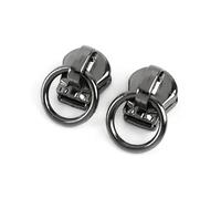 Zipper Slider 10/30/50Pcs 3# 5# Zipper Sliders for Metal Zips O Ring Zip Puller Head Bag Purse Cloth Garment Repair Kit DIY Sewing Accessories(Dull,10Pcs)