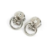 Zipper Slider 10/30/50Pcs 3# 5# Zipper Sliders for Metal Zips O Ring Zip Puller Head Bag Purse Cloth Garment Repair Kit DIY Sewing Accessories(Copper,10Pcs)