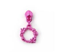 Zipper Slider 5-20Pcs 5# Metal Rainbow Zipper Slider for Nylon Zips Bag Clothes Zip Head Puller Repair Kit DIY Garment Jacket Sew Accessories(Pink Style 2,10 Pieces)