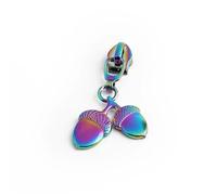 Zipper Slider 5-20Pcs 5# Metal Rainbow Zipper Slider for Nylon Zips Bag Clothes Zip Head Puller Repair Kit DIY Garment Jacket Sew Accessories(Rainbow Style 3,10 Pieces)