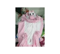 (Zipper Version-Pink Yoshi, Size M recommended height 159-168cm) Children's Yoshi cartoon one-piece pajamas adult cute home clothes polar fleece animal performance costume parent-child onesie