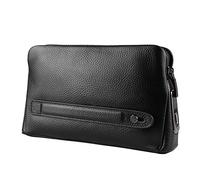 Zipper Wallet, Fingerprint Lock Leather Handbag Secrid Wallet Men Pocketbook Smart Fingerprint Security Anti-Theft Handbag Men Zipper Leather Wallet