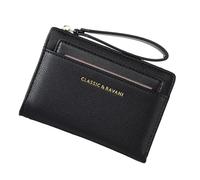 Zipper Wallet - Short Wallets | Credit Card Pouch | Lightweight Small Bag with Lanyard | Multi-Functional Coin Purse with Wrist Strap | Women Pouches Large Capacity for Important Notes