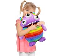 Zipper Worry Yummy 15" Furry Planet Toys Multi Large