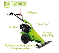 Zipper BM870-ECO 870 MM Petrol Scythe Mower - Green & Black, Green