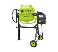 Zipper BTM130 130ktr Concrete Cement Mixer - Cast Iron 550W 240V