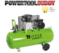 Zipper ZI-COM150-10 150ltr Double Cylinder Air Compressor | 10 bar 230v