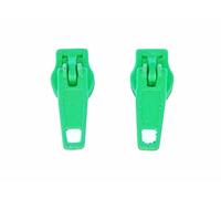 ZIpper ZIp Upcycling Earrings Ear Studs Earstuds Miniblings Upcycling Neon Green