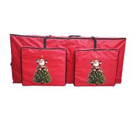 Zippered Bag,Christmas Tree Storage Bag,Extra Large Storage With Reinforced Handles And Pocket For Closet Garage Basement Christmas Wreath Garland