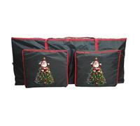 Zippered Bag,Christmas Tree Storage Bag,Extra Large Storage With Reinforced Handles And Pocket For Closet Garage Basement Christmas Wreath Garland