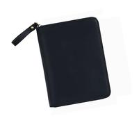 Zippered Leather Covers for 3.5x5.5Inch Pocket Notebook Field Zippered Leather Protector with Pen Slot Card Slots and Pocket