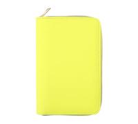 Zippered Leather Notebook Binder Cover with Card Pocket Elastic Pen Slot Refillable 6 Rings Binder Cover for Planner PU Leather Cash Organiser Planner PU Budget Notebook Professional Financial Wallet