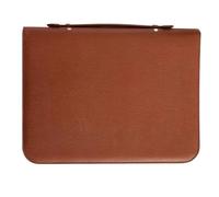 Zippered Portfolio Organizer, Leather Padfolio Binder, Professional Business, for Document for Business Interview and Meeting