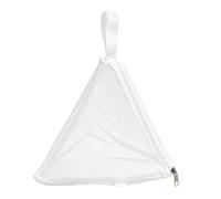 Zippered Small Bird Travel Tote, Breathable Triangle Bag for Lovebirds with Mesh Sides, Easy Everyday Carry Use Small Bird Travel Bag Breathable Mesh Pet Tote Lovebird Outing Triangle Zip Airy Daily