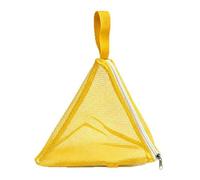 Zippered Small Bird Travel Tote, Breathable Triangle Bag for Lovebirds with Mesh Sides, Easy Everyday Carry Use Small Bird Travel Bag Breathable Mesh Pet Tote Lovebird Outing Triangle Zip Airy Daily