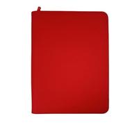 Zippered Toploader Trading Card Binder Holds Leather Game Organizer for Sport Cards Album for Documents Collection(Color2)