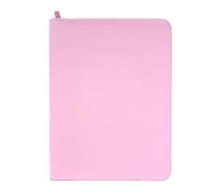 Zippered Toploader Trading Card Binder Holds Leather Game Organizer for Sport Cards Album for Documents Collection(Color3)