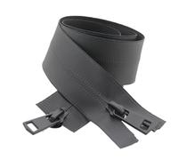 Zippers 1pc 5# Double Slider Outdoor Jacket Invisible Zipper Open-end Nylon DIY Sewing Craft Bag Garment, Smooth and Durable(90cm)