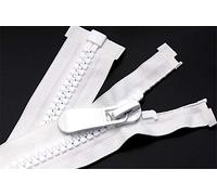 Zippers 5pcs for Sewing Extra Large Plastic VAB Zipper Fashion Accessories(White,150cm)