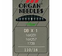 Zipperstop Organ DB X 1 Industrial Needles 16X257 Size 110/18 (10pk)