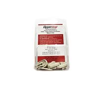 ZipperStop Wholesale Distributor YKK Zipper Repair Kit Solution, YKK #5 Molded Reversible Fancy Pulls Vislon Slider Made in USA - 3 Pulls Per Pack (Beige-572)