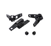 Zipperstop YKK Zipper Repair Solution Kit - Vislon #10 Heavy Duty Double Head Molded Sliders (3 Sliders Per Pack) and 2 Snapcap Stoppers (Black)