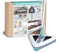 Zippi Sweeper Standard - 2025 New and Improved Lightweight Sweeper, Perfect for Short Carpet Hardwood and Tile, Triangular Design Allows for Sweeping in Corners, 30 Minutes Cleaning Time