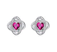ZIPPICE October Birthstone Earrings 925 Sterling Silver Stud Earrings Celtic Knot Stud Birthstone Jewelry Gifts October Birthday Gifts for Women Mom