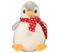 Zippie Penguin Plush Mumbles MM566 Grey White Soft Toy Customizable Gift