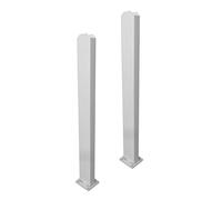 Zippity Outdoor Products ZP19011 Surface Mounts Vinyl Fence, White