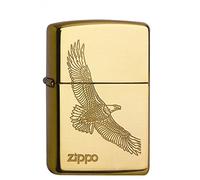 Zippo 1110001 No. 250 Eagle Chrome Parent Eagle Brass