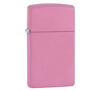 Zippo Windproof Lighter - Pink Matte Slim