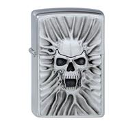 Zippo 200 Scream of Sand Emblem Chrome Brushed windproof lighter